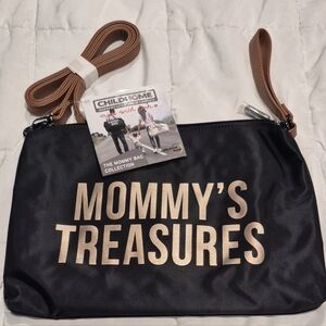 Black and Gold Mommy's Treasures Baby Bag